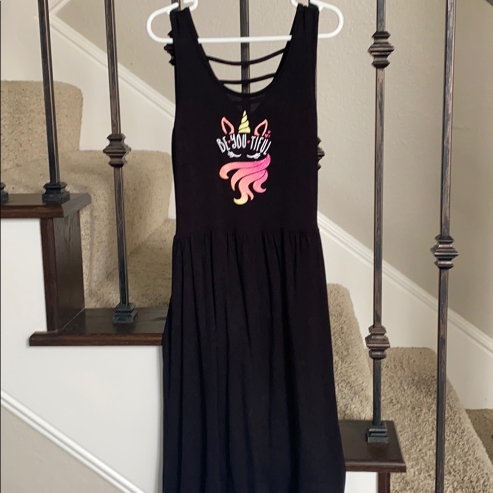 Justice Unicorn Tank Dress